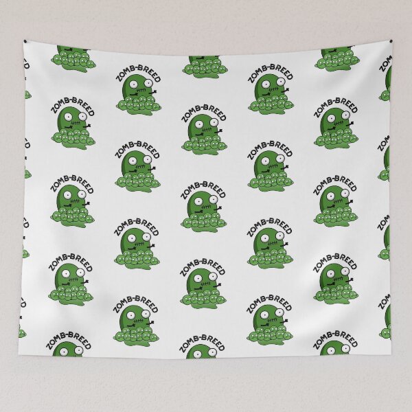 Item preview, Zom-breed Halloween Funny Zombie Breed Puns  designed and sold by punnybone.