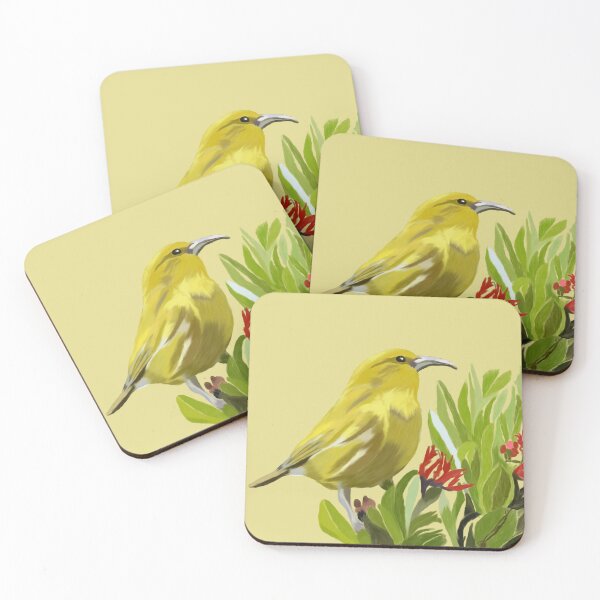 Item preview, ‘Amakihi, Hawaiian Bird designed and sold by NJartbyNJacobson.