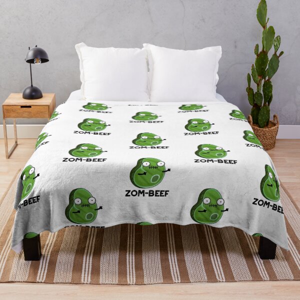 Item preview, Zom-beef Halloween Funny Zombie Meat Puns  designed and sold by punnybone.
