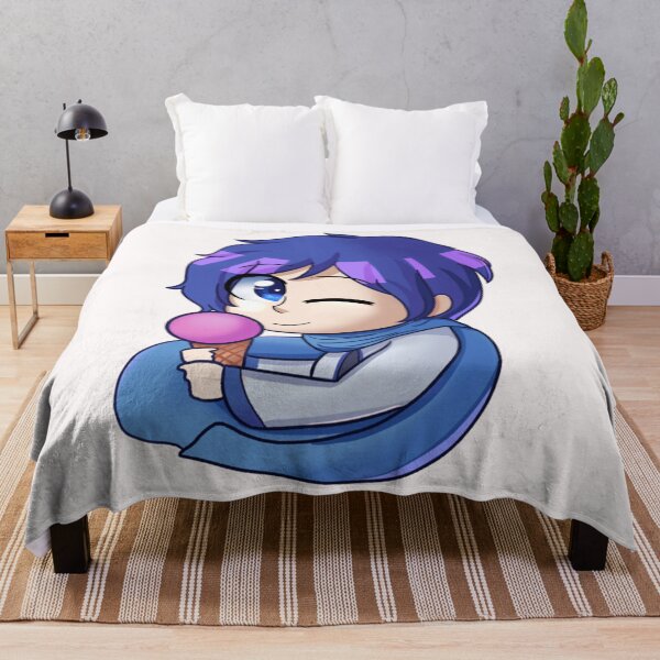 Artikelvorschau, Kaito Chibi mit einem Eis entworfen und verkauft von KeshTremblay.