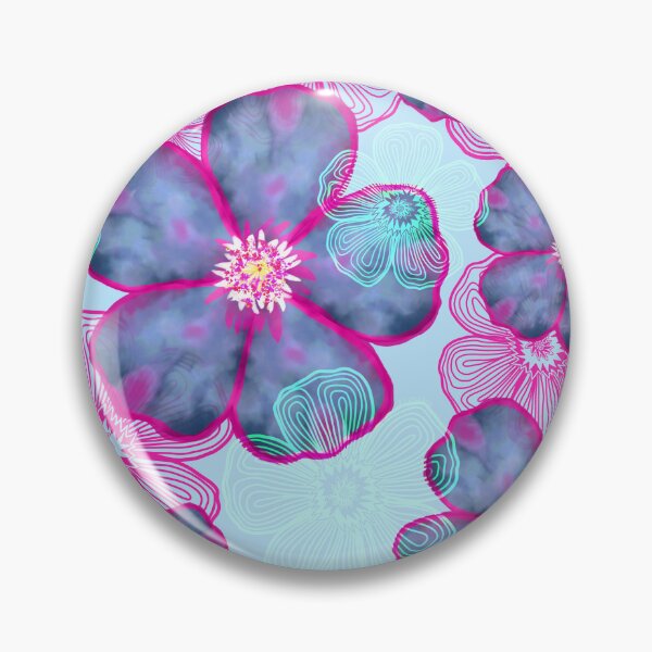 Item preview, Floral Blues n Pinks designed and sold by RC-aRtY.