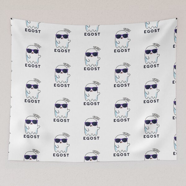 Item preview, Egost Halloween Funny Ego Ghost Puns  designed and sold by punnybone.