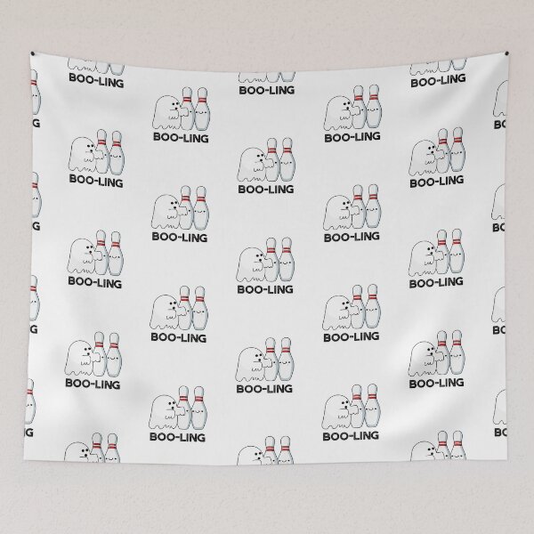 Item preview, Booling Halloween Funny Bowling Ghost Puns  designed and sold by punnybone.