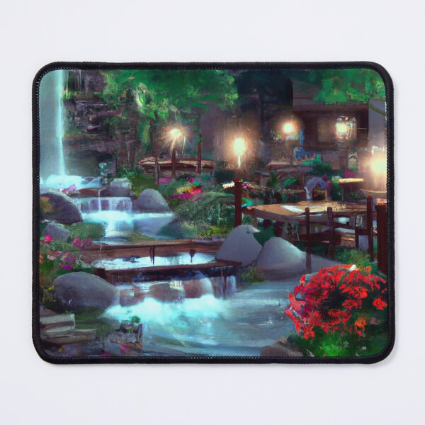 Item preview, Beautiful Garden and Waterfall. designed and sold by AtlantisApparel.