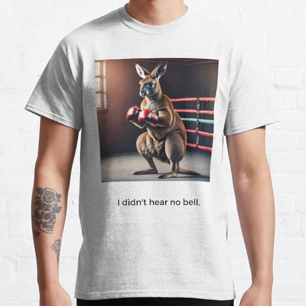 374 Boxing Kangaroo mens T-shirt funny animal lover Australia down under  vintage