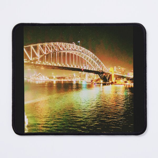 Item preview, Sydney Harbour Bridge at Night designed and sold by Mia Muze.