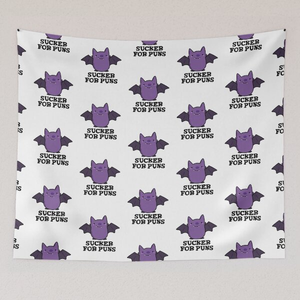 Item preview, Sucker For Puns Funny Baby Bat Puns  designed and sold by punnybone.