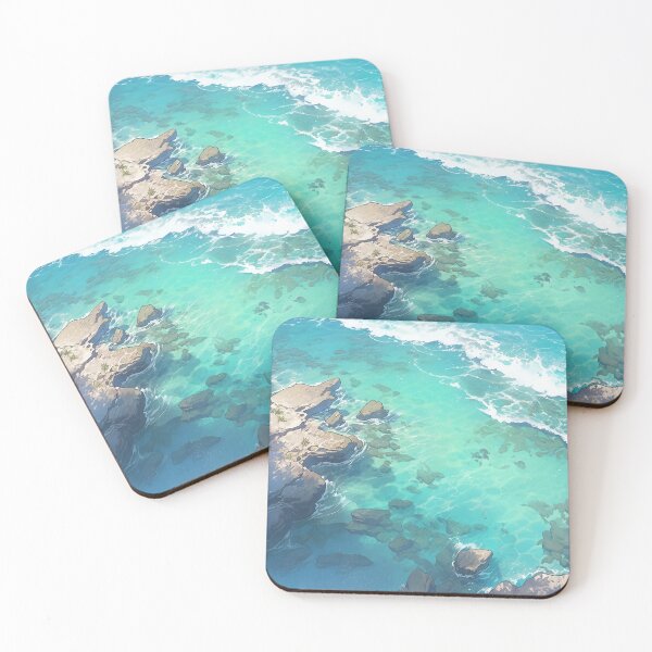 Item preview, Anime style beach designed and sold by storyofdavid.
