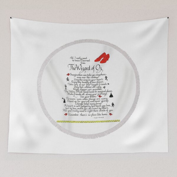 Item preview, Everything All I Really Need To Know G Learneed From The Wizard Of Oz designed and sold by francesthrift.