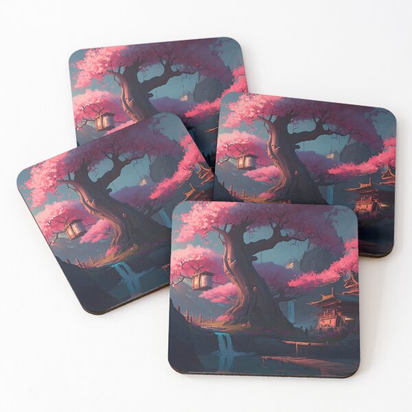 Item preview, The Village of Cherry Blossom designed and sold by AFantasyRealm.
