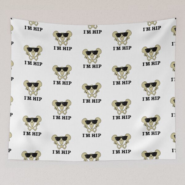 Item preview, I'm Hip Funny Hipbone Anatomy Puns  designed and sold by punnybone.