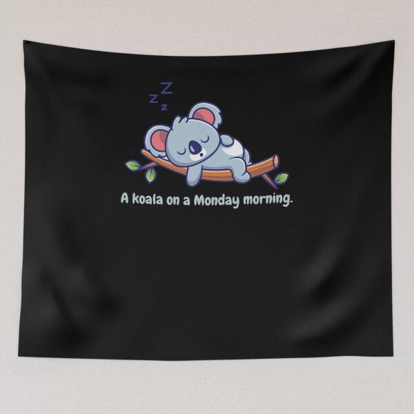 Item preview, Sleeping koala on a monday morning . designed and sold by creativo21.