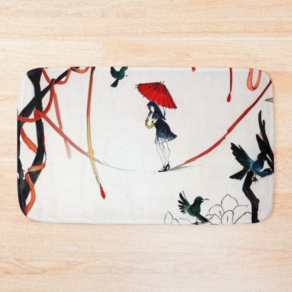 Item preview, Girl with red umbrella  designed and sold by Printsalotl.