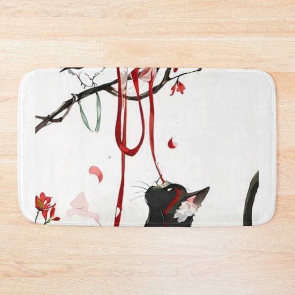 Item preview, Cat and Bird red fate designed and sold by Printsalotl.