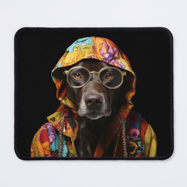 Item preview, The Cool Bad DOG : Portrait of an Anthropomorphic Dog designed and sold by AnubisArtUSA.