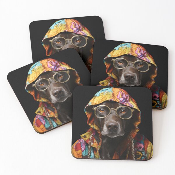Item preview, The Cool Bad DOG : Portrait of an Anthropomorphic Dog designed and sold by AnubisArtUSA.
