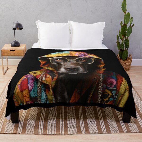 Item preview, The Cool Bad DOG : Portrait of an Anthropomorphic Dog designed and sold by AnubisArtUSA.