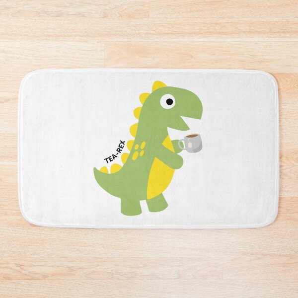 Item preview, T-Rex with a cup of tea designed and sold by JileeArt.