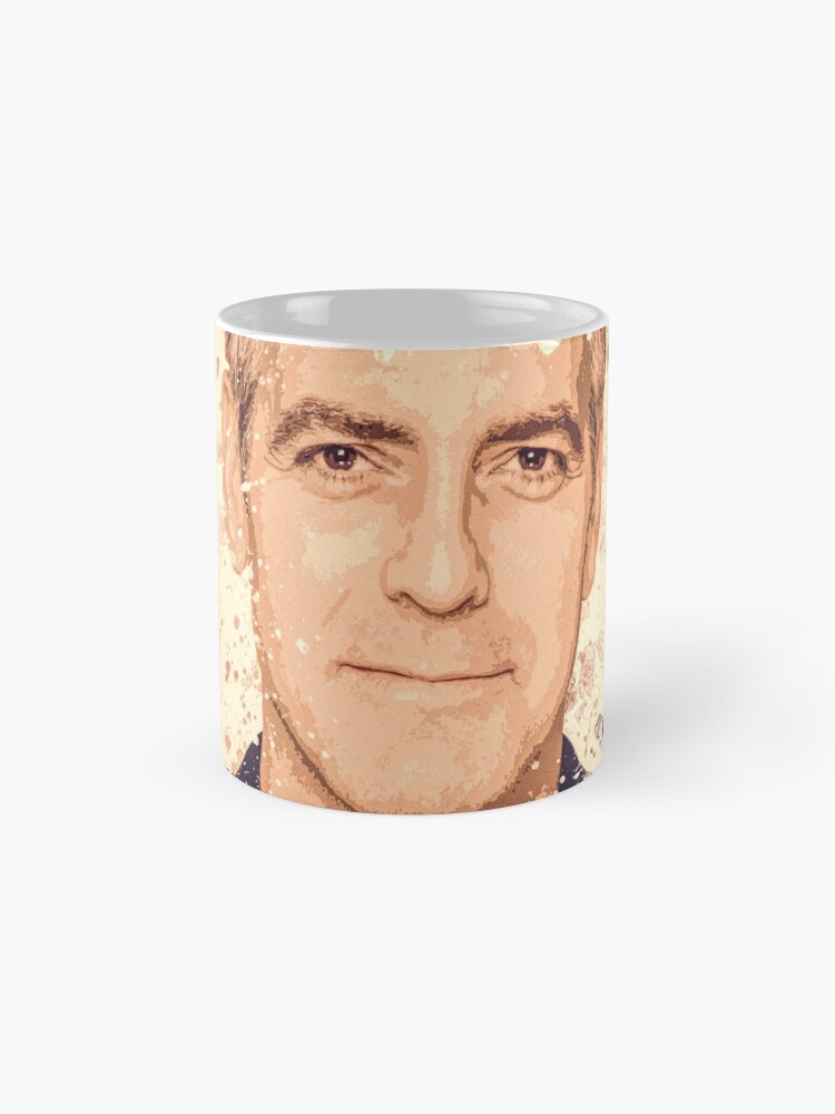 George Clooney Mug - 11oz or 20 oz - George Clooney Coffee Cup - Ceramic Mug