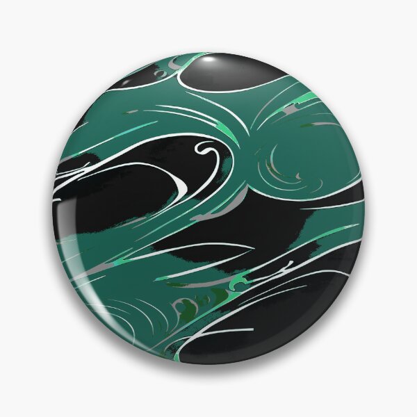 Item preview, Random Swirls and Twirls in Green and Black designed and sold by deniselynnimage.