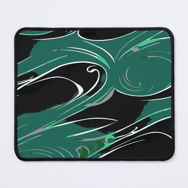 Item preview, Random Swirls and Twirls in Green and Black designed and sold by deniselynnimage.