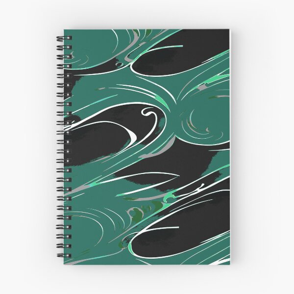 Item preview, Random Swirls and Twirls in Green and Black designed and sold by deniselynnimage.