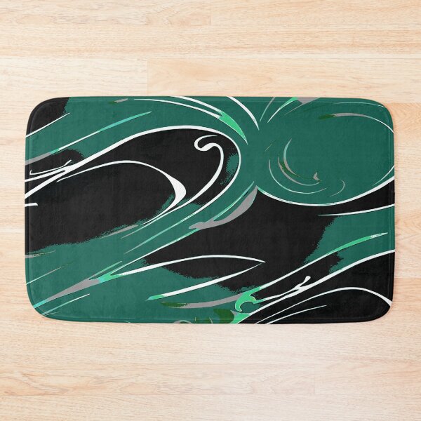 Item preview, Random Swirls and Twirls in Green and Black designed and sold by deniselynnimage.