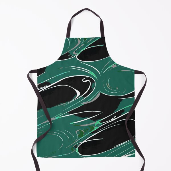 Item preview, Random Swirls and Twirls in Green and Black designed and sold by deniselynnimage.
