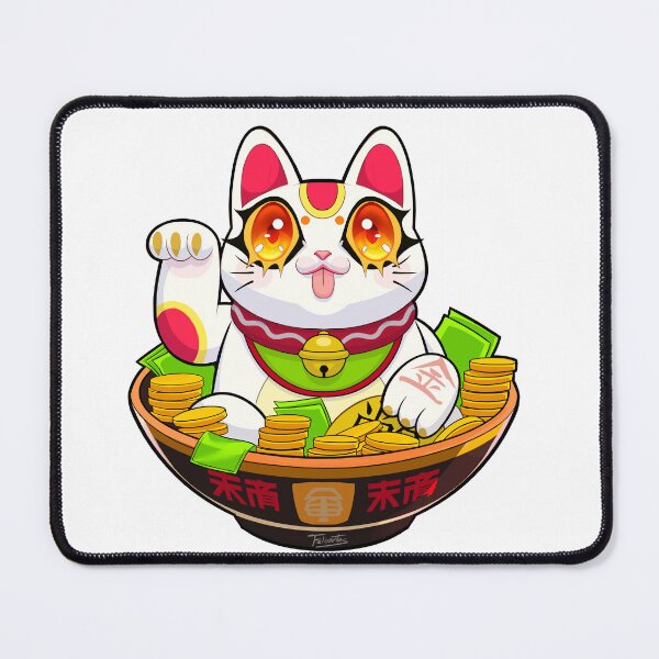 Item preview, Cute Maneki Neko Ramen T-Shirt designed and sold by FelixantosArt.