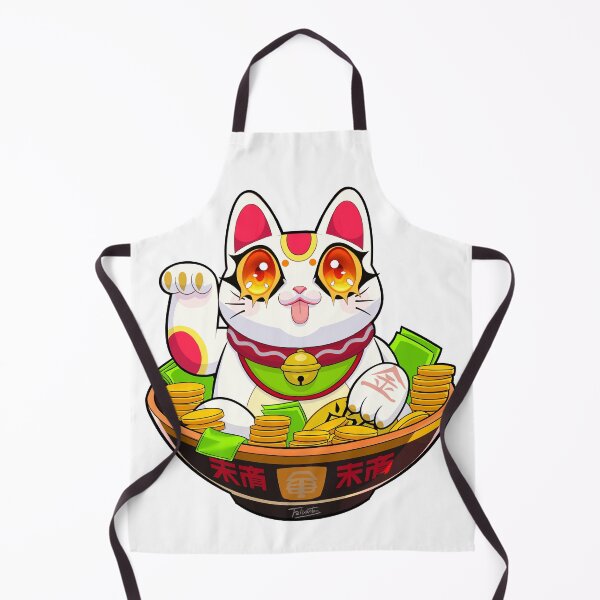 Item preview, Cute Maneki Neko Ramen T-Shirt designed and sold by FelixantosArt.