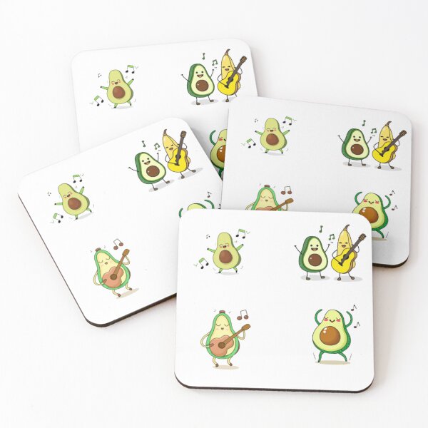 Item preview, cute avocado is enjoying party designed and sold by ZekoStick.