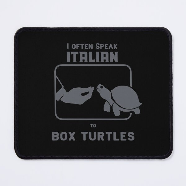 Item preview, Copy of Funny Italian hand gesture and a eastern box turtle with dark ink designed and sold by martodesign.