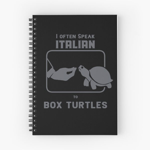 Item preview, Copy of Funny Italian hand gesture and a eastern box turtle with dark ink designed and sold by martodesign.