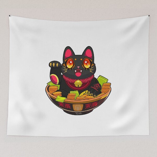 Item preview, Copia de Cute Maneki Neko Ramen T-Shirt 2 designed and sold by FelixantosArt.