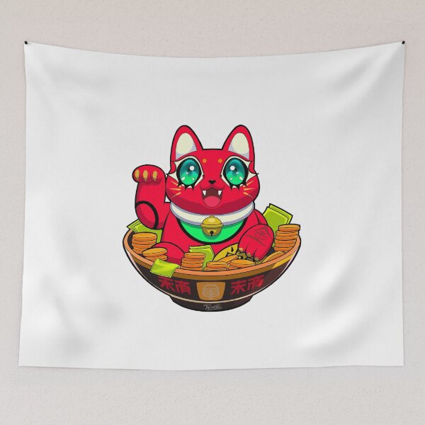 Item preview, Copia de Cute Maneki Neko Ramen T-Shirt 3 designed and sold by FelixantosArt.