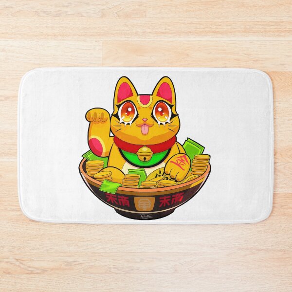 Item preview, Cute Maneki Neko Ramen T-Shirt 4 designed and sold by FelixantosArt.