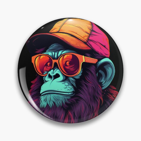 Item preview,  Monkey Wearing Sunglasses designed and sold by Myra365Art.