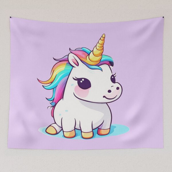 Item preview, Cute Rainbow Fantasy Unicorn designed and sold by WitchyWare.