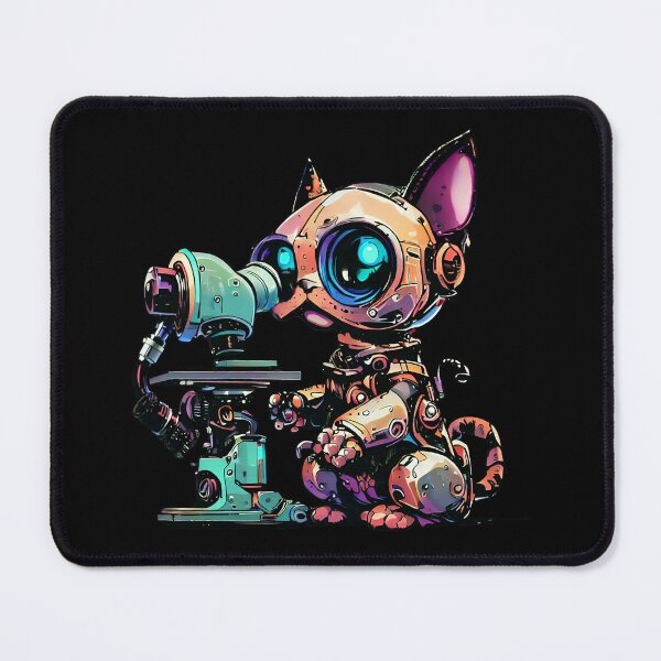Item preview, Robo-Cat Using A Microscope! designed and sold by kukamatsu.