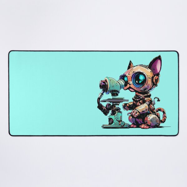 Item preview, Robo-Cat Using A Microscope! designed and sold by kukamatsu.