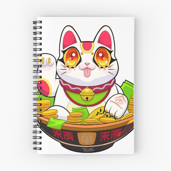 Item preview, Cute Maneki Neko Ramen T-Shirt  designed and sold by FelixantosArt.