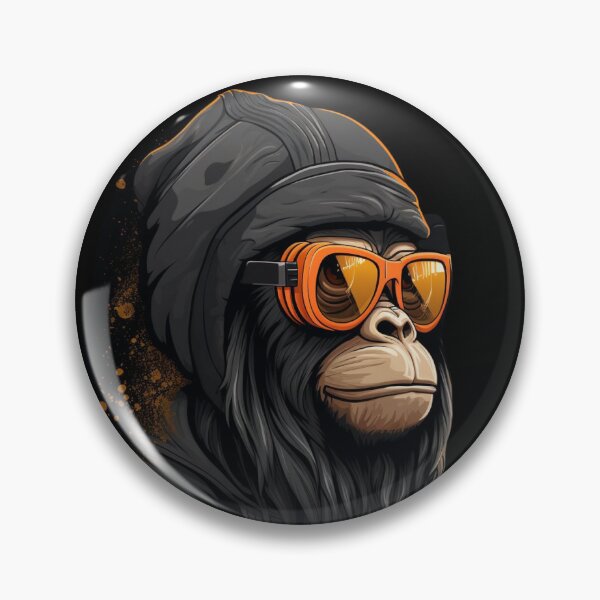 Item preview, Monkey Wearing Sunglasses designed and sold by Myra365Art.