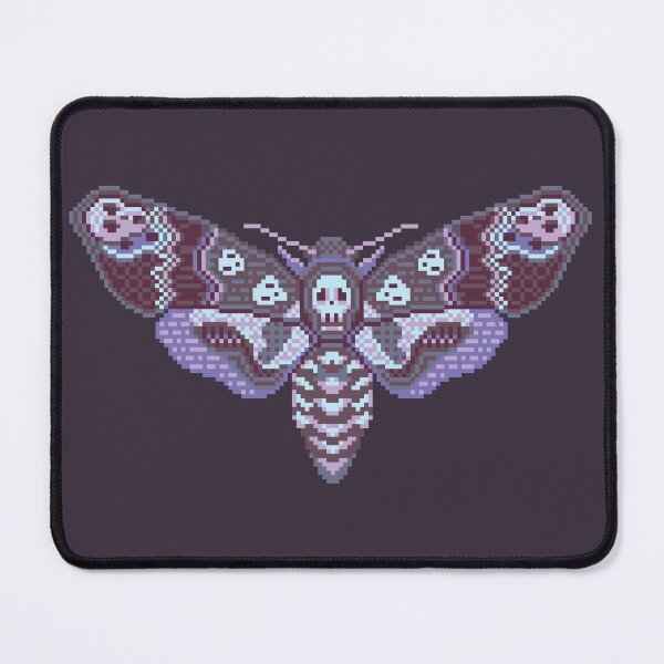 Item preview, Lavender Death’s Head Hawkmoth Inspired Pixel Art designed and sold by HeatherUnderground.