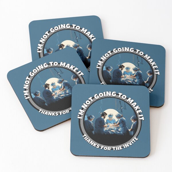 Item preview, I'm Not Going to Make It - Thanks for the Invite designed and sold by goldentusk.