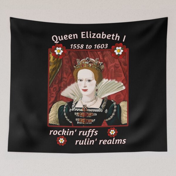 Item preview, Queen Elizabeth I Rockin' Ruffs, Rulin' Realms designed and sold by KathteeDesign.