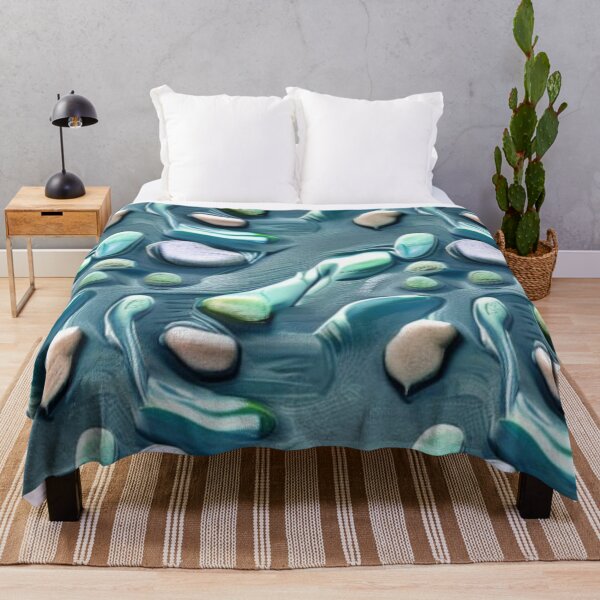 Item preview, Abstract Tide Pool Sea Shell Pattern designed and sold by calibrit.