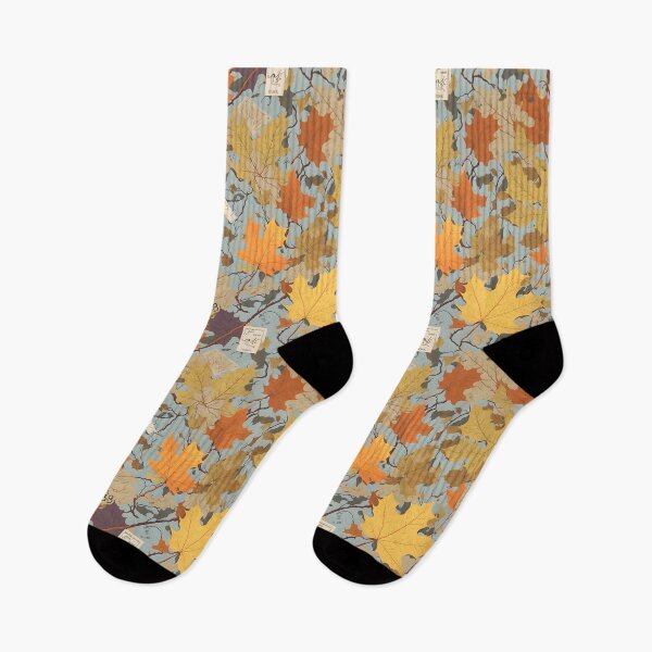 Item preview, Autumn Fall Leaves Watercolor Pattern 9 designed and sold by Rae-SunshineArt.