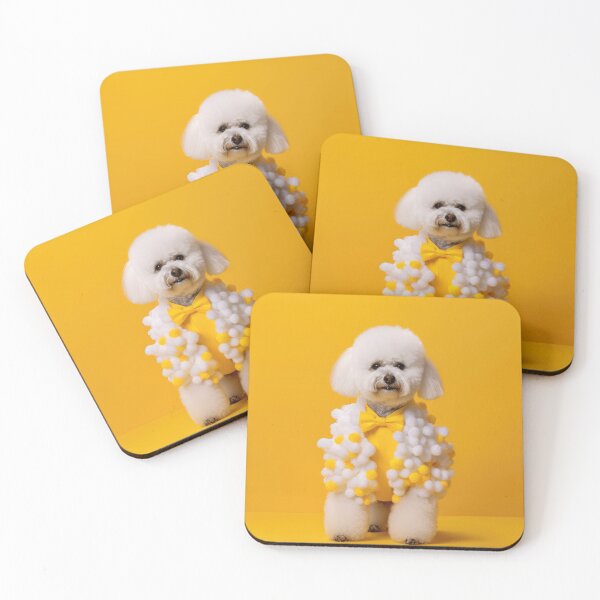 Item preview, Poodle in Yellow Ball Suit - Beautiful Dog Art designed and sold by DigitalArties.