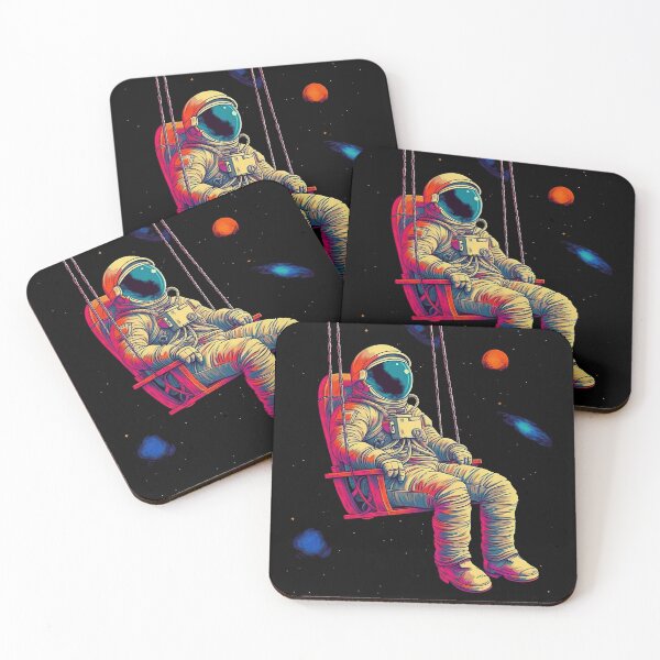 Item preview, Astronaut sitting on space swing designed and sold by EdgarJake.