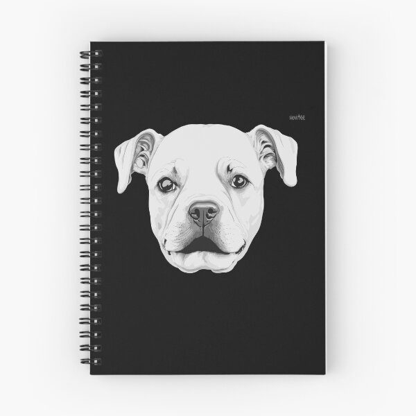 Item preview, White Amstaff Puppy face #1 designed and sold by wowitsmytshirt.